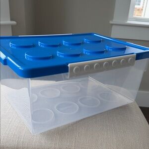 Lego Clear Storage Box 9x6x12 inches